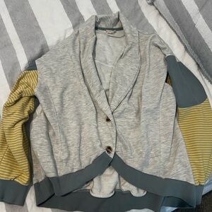 Hem & Thread Gray and Olive Cardigan